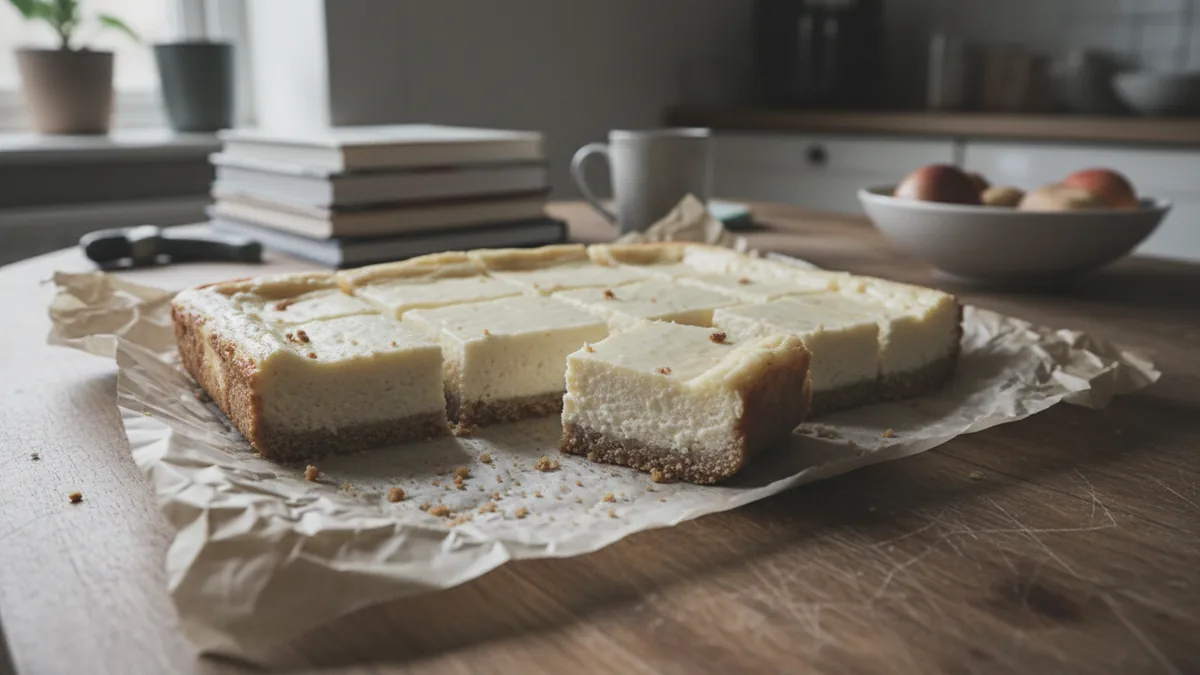 Apple Cider Cheesecake Bars