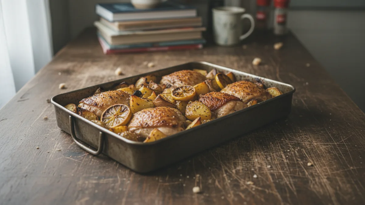 One-Pan Lemon Chicken and Potatoes