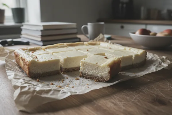 Apple Cider Cheesecake Bars — Dessert