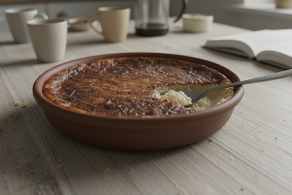 Baked Rice Pudding — Dessert