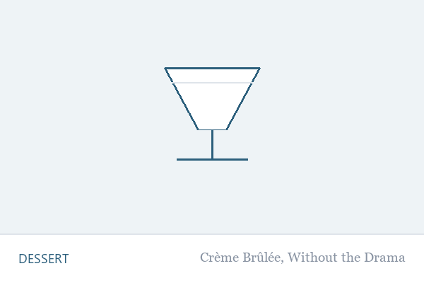 Crème Brûlée, Without the Drama — Dessert