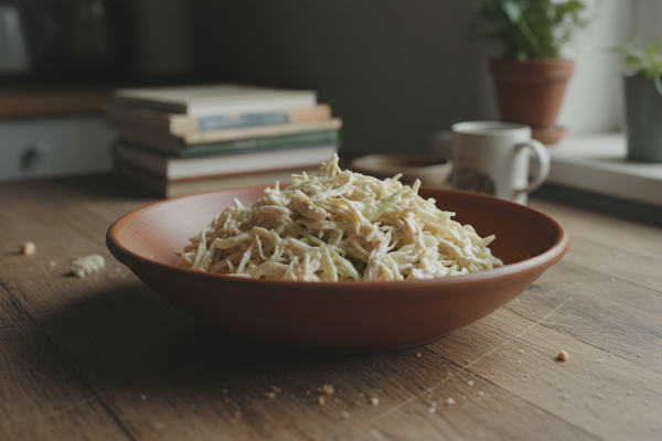 Leftover Roast Chicken Slaw — Lunch