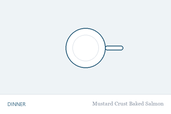 Mustard Crust Baked Salmon — Dinner