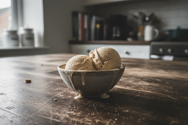 No-Churn Coffee Ice Cream — Dessert