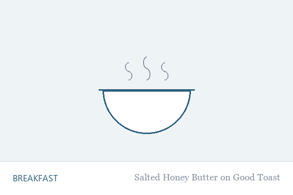 Salted Honey Butter on Good Toast — Breakfast