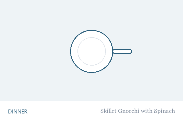 Skillet Gnocchi with Spinach — Dinner