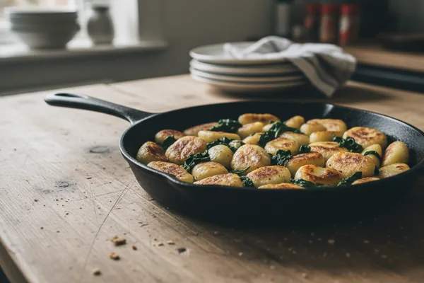 Skillet Gnocchi with Spinach — Dinner