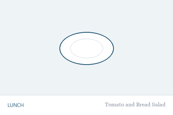 Tomato and Bread Salad — Lunch