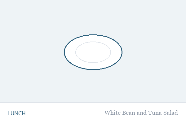 White Bean and Tuna Salad — Lunch