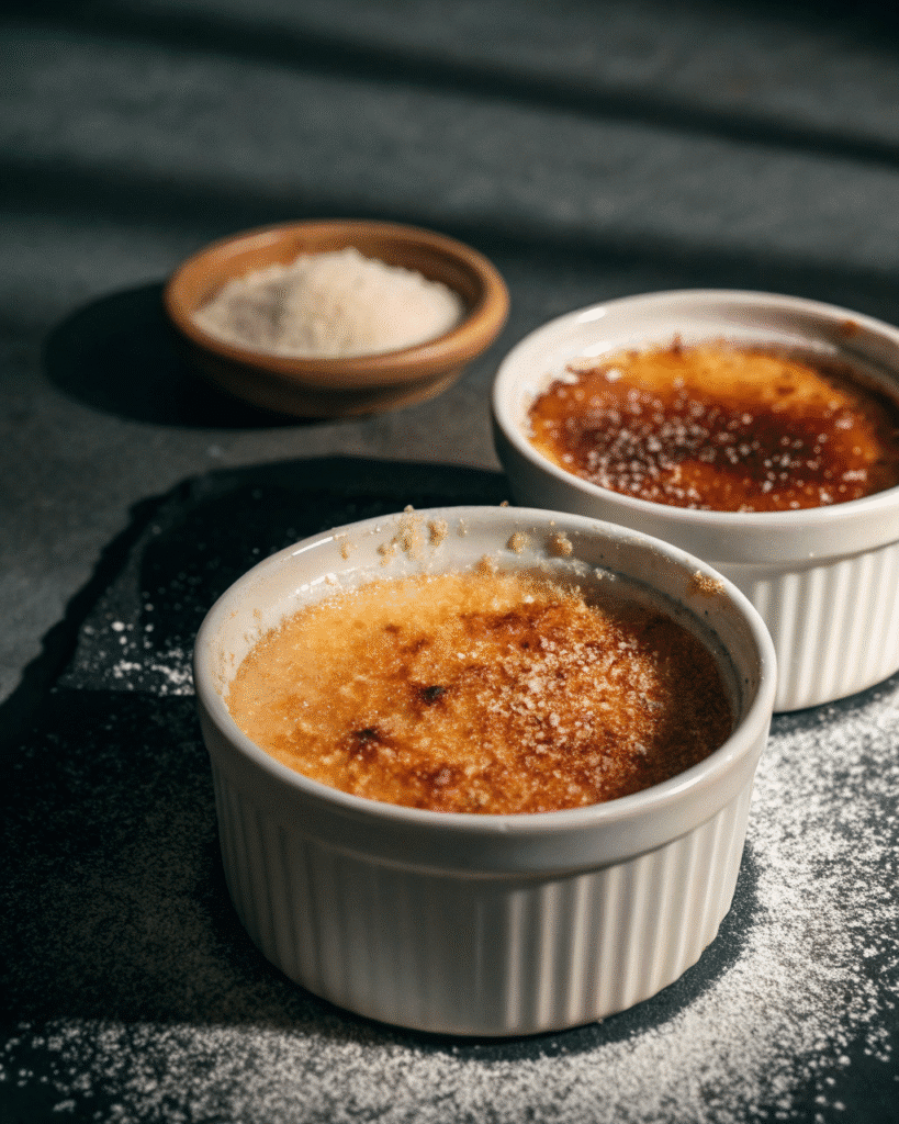 Comparing turbinado and brown sugar for torching