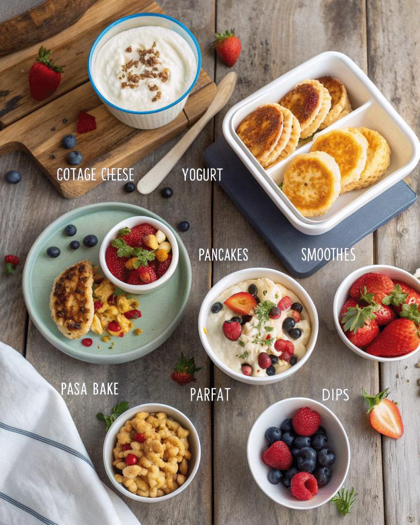 Recipes using cottage cheese and yogurt