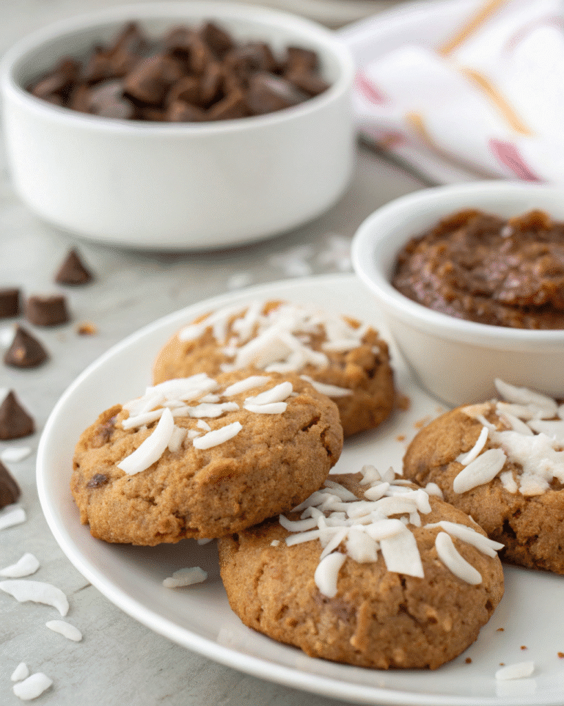 Served AIP cookies and pudding