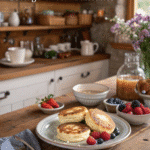 Cottage cheese baby pancakes recipe card