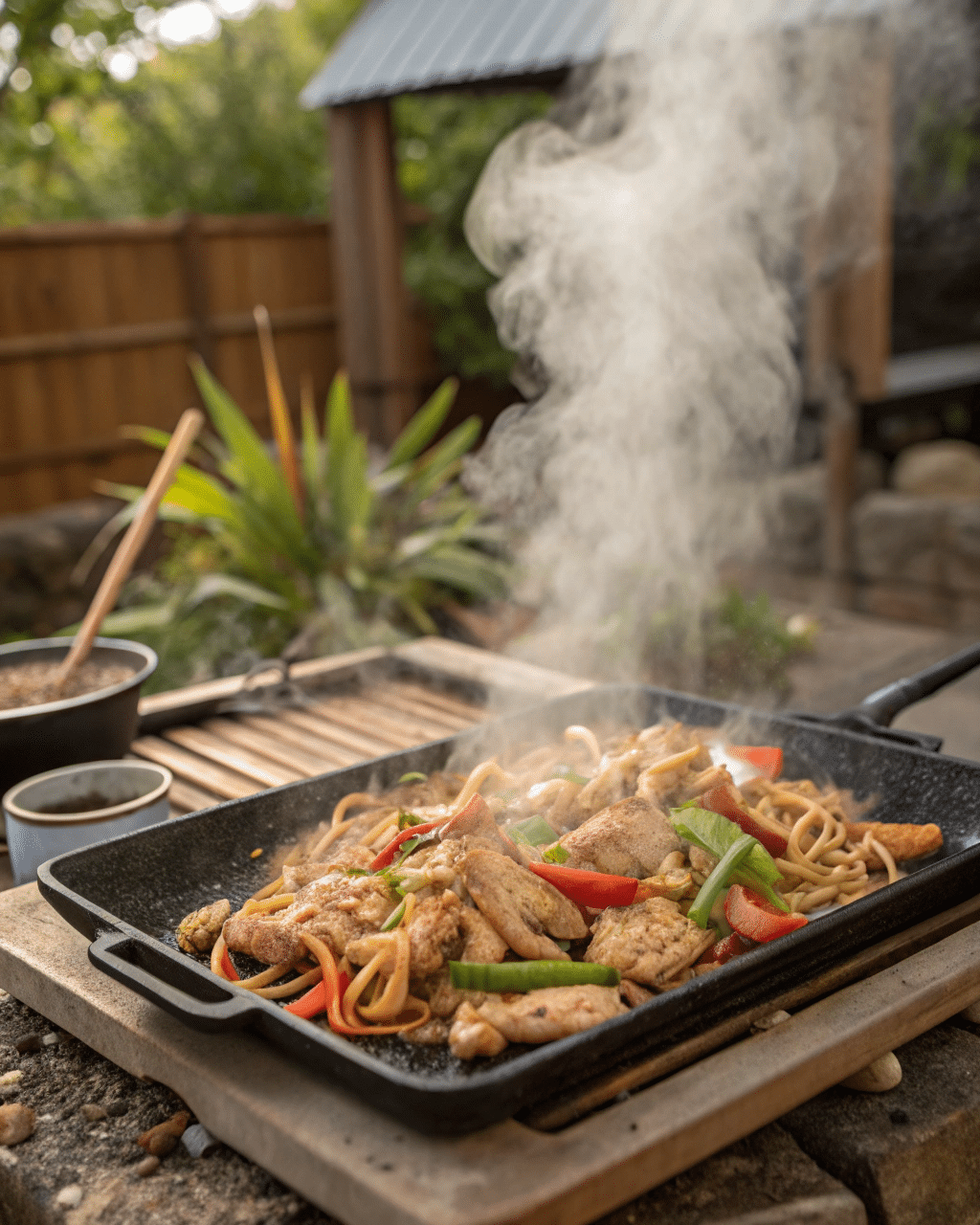 Blackstone Chicken Lo Mein – Flavor-Packed Griddle Noodles