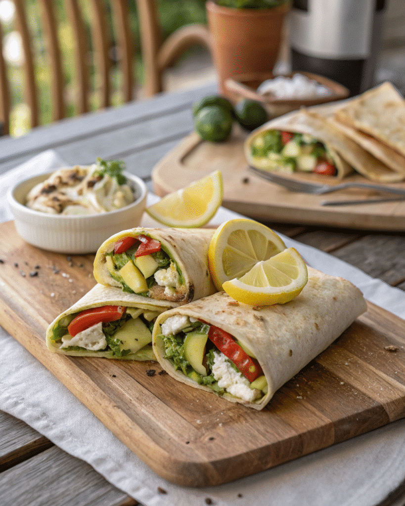 cottage cheese wraps ready to serve